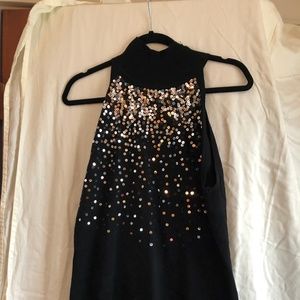 NWOT WHBM Mock Turtleneck Sleeveless Sweater